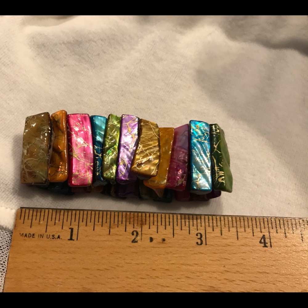 Multi-Colored Shell Bracelet - image 3